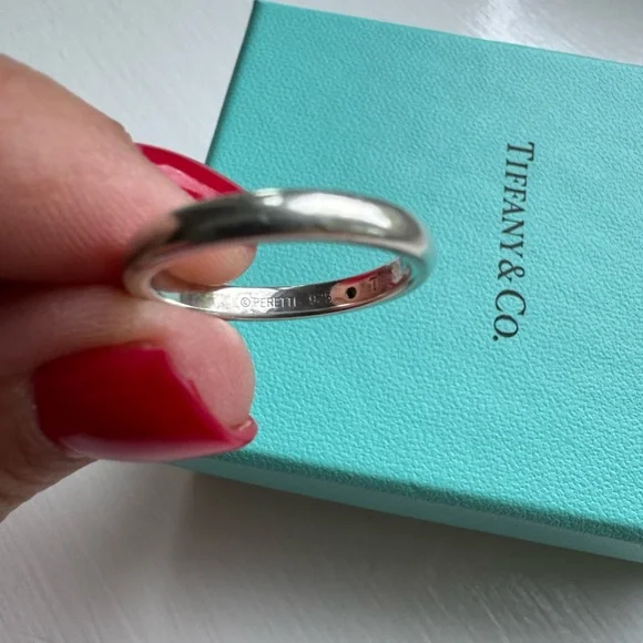 Elsa Peretti Tiffany & Co Pink Sapphire Band - Picture 6 of 6